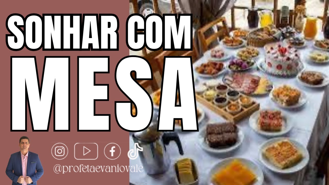 SONHAR COM MESA @profetaevaniovale #oração #sonhos #mesa