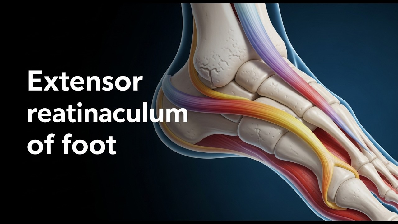 Extensor Retinaculum of Foot | Lower limb | Anatomy | Easy Explanation