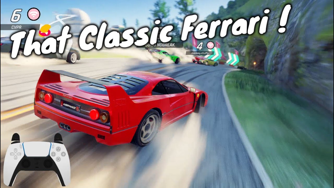 That Classic Ferrari ! | Asphalt 9 5* (Half Golden) Ferrari F40 Multiplayer