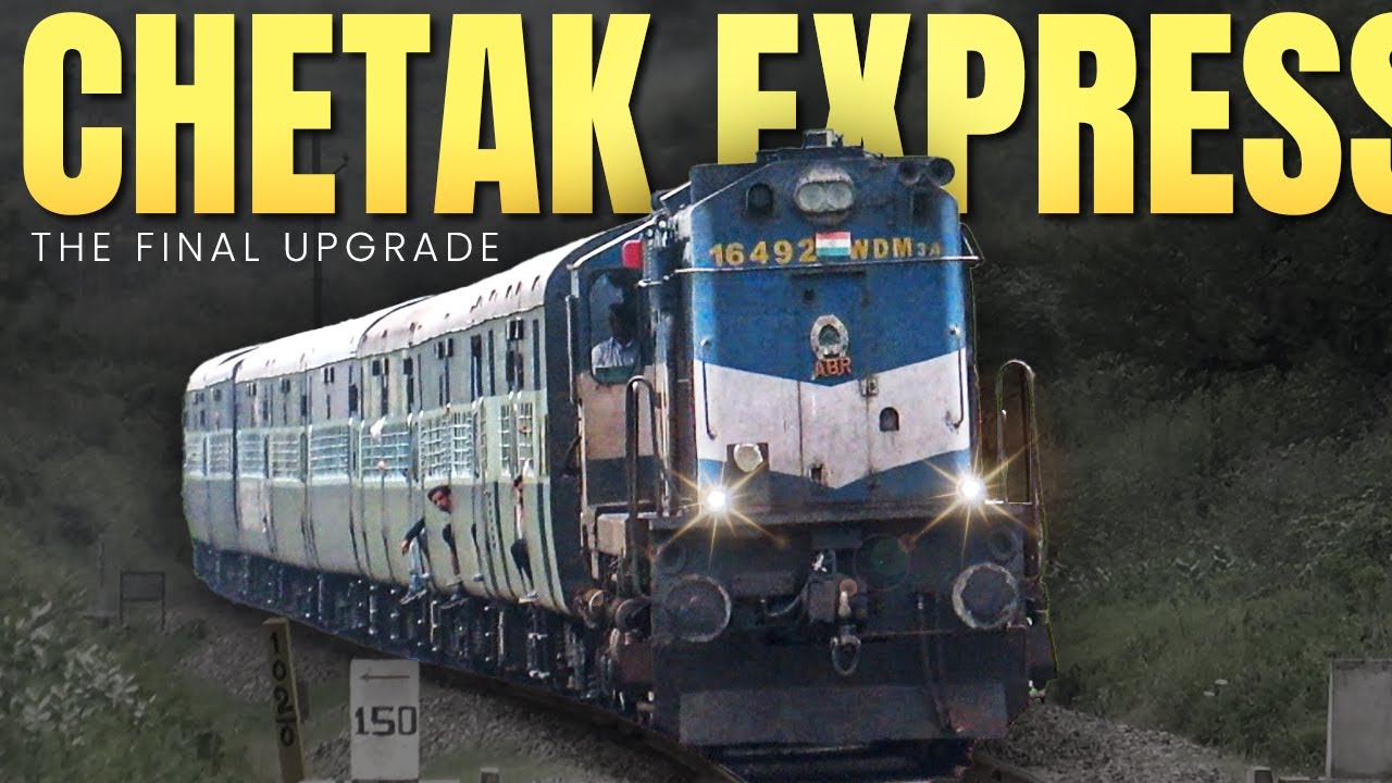 Chetak Express | The Final Upgrade of Udaipur - Delhi Sarai Rohilla Chetak Express