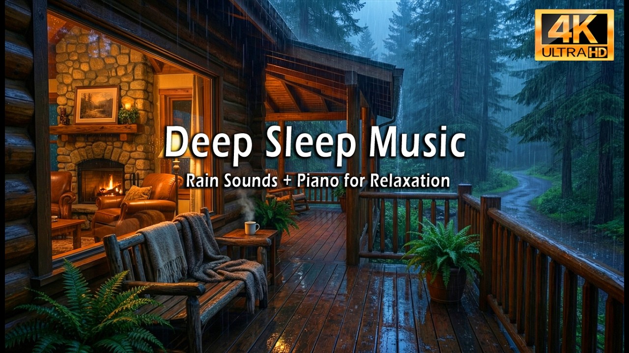 Soothing Rain & Peaceful Piano Music for Deep Sleep | Relax, Unwind, and Heal