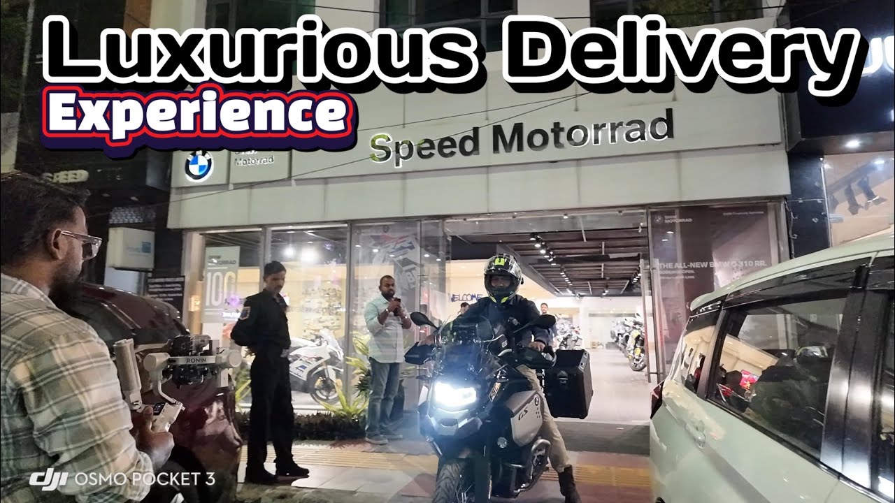 How BMW arranged bike delivery at Speed Motorrad #bmwf900gsadventure #bmwr1300gsadventure 