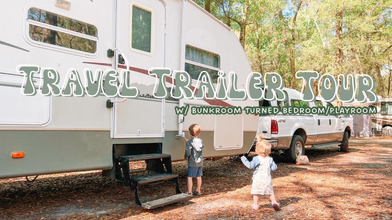 Our Home: The Wildflower- Travel Trailer Tour with Bunkroom Turned Playroom & Toddler Beds