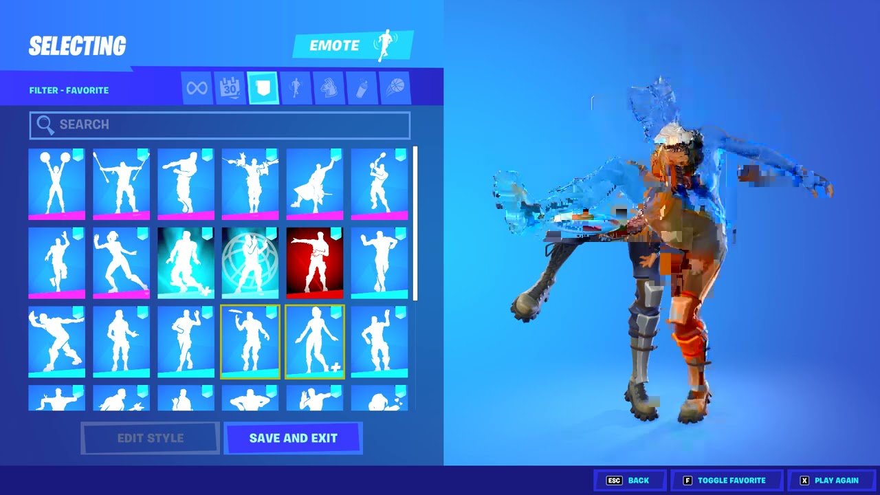 fortnite SIZZLE SGT doing RARE emotes in locker for TIKTOK (sugar rush, disc spinner AND MORE!)