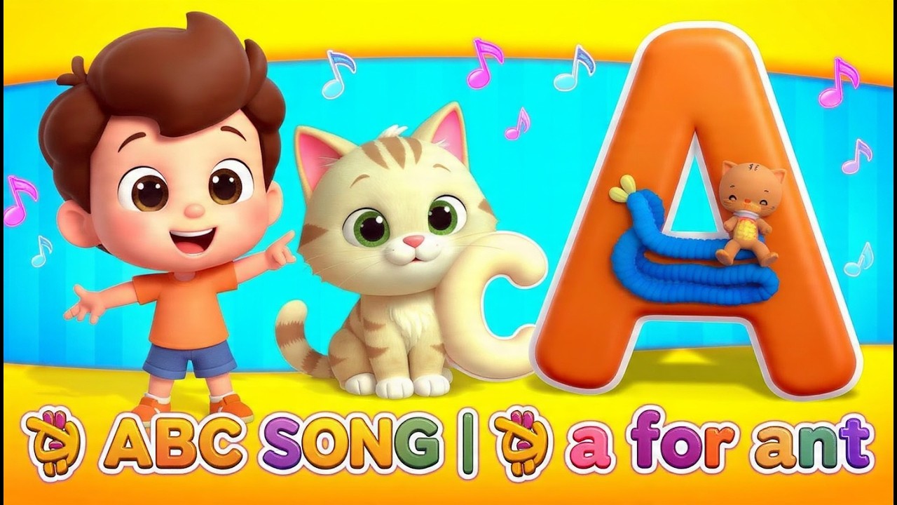 🍰 Sweet ABC Learning Song | Fun Alphabet Song for Little Kids 🍭