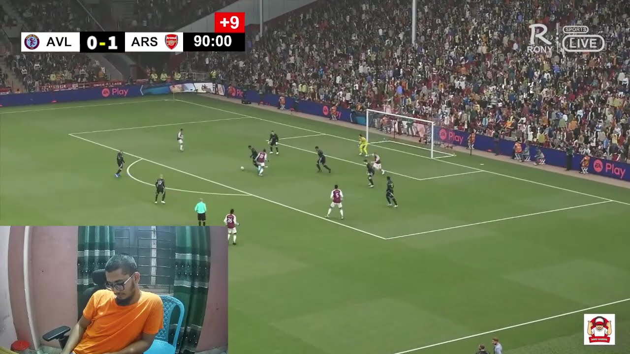 Aston Villa vs Arsenal | Premier League 2026 | eFootball Pes 21 Gamelay & Facecam Commentary