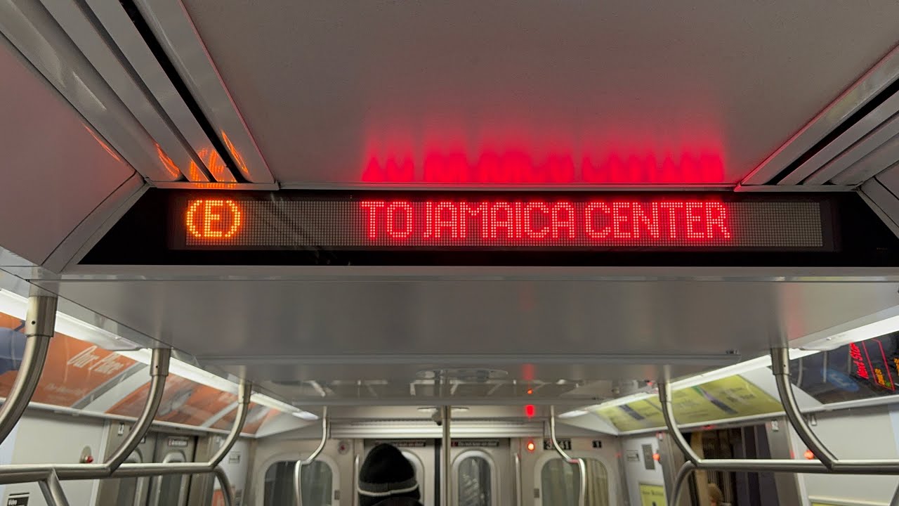 IND 8 Av Local: R179 (E) Train [World Trade Center to Jamaica Center]