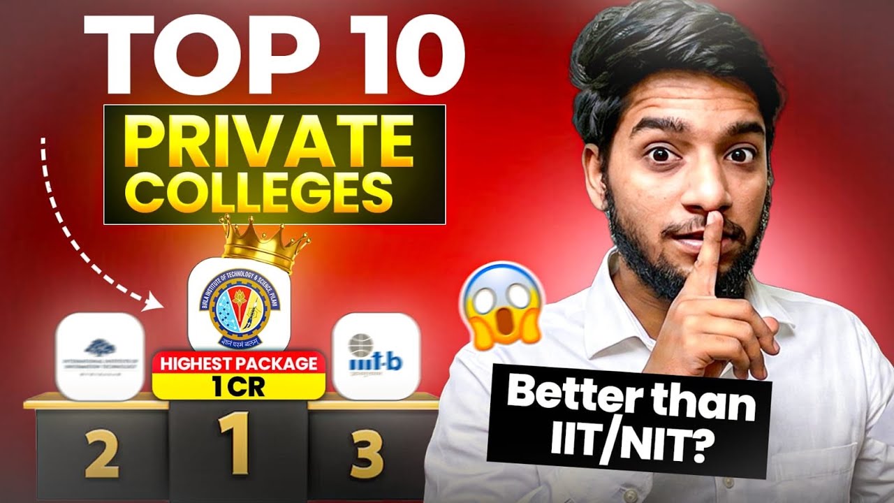 Top 10 Private Engineering colleges in India (Must watch) 