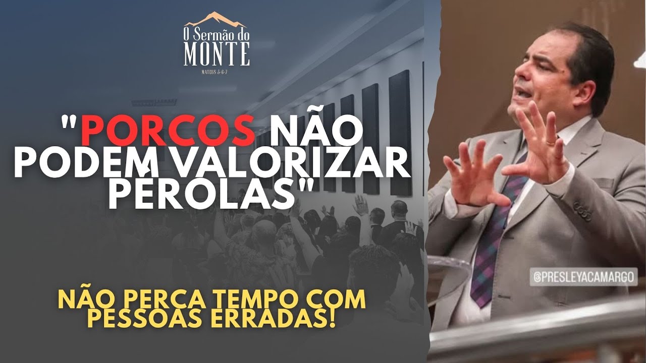 NÃO LANCEIS AOS PORCOS VOSSAS PÉROLAS | EXPOSIÇÃO DE MATEUS 7: 3-6