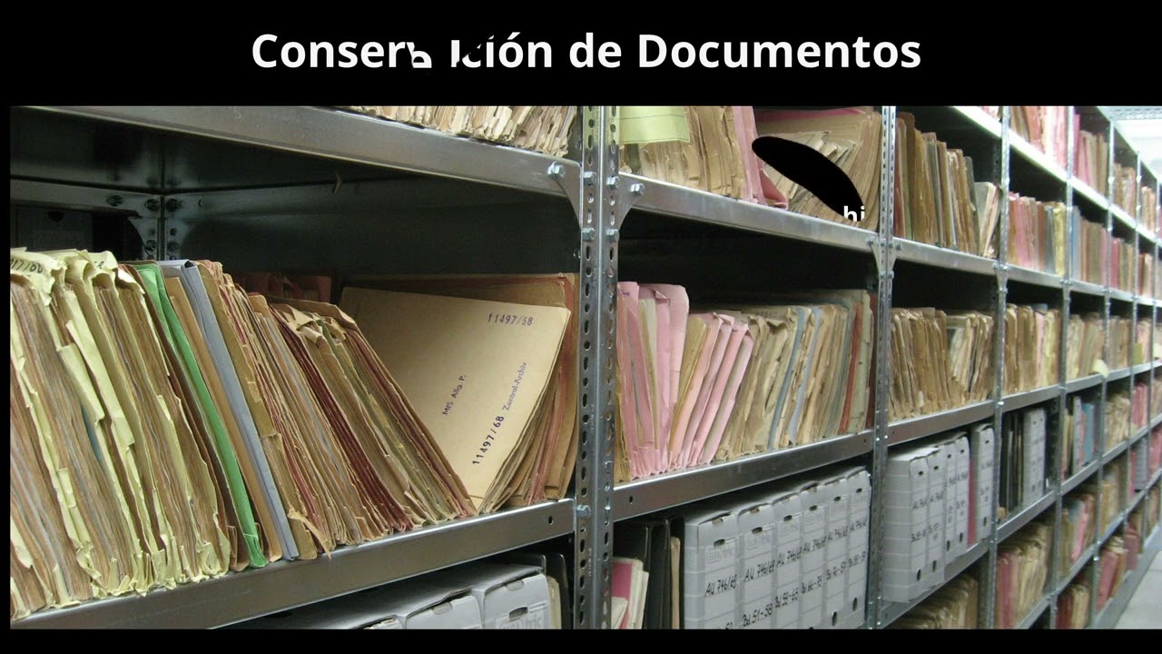 Conservaci&oacute;n de documentos