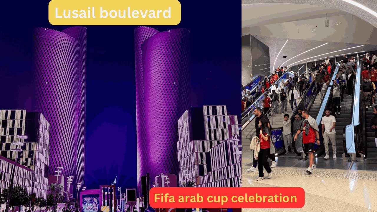 Lusail Boulevard During FIFA Arab Cup 2025 🇶🇦 | Qatar Vlog | TORAN BASNET vlogs @toranbasnetvlogs