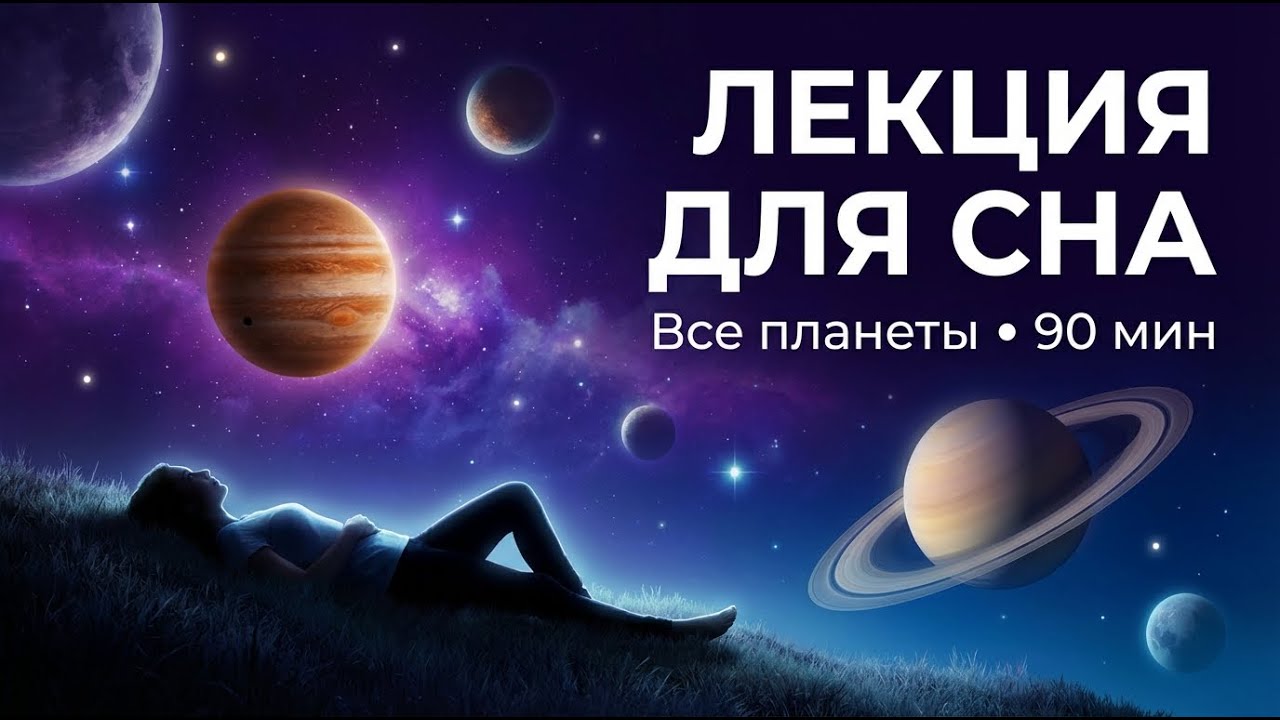 Солнечная система для сна — 90 минут спокойного космоса | Засыпай под науку.