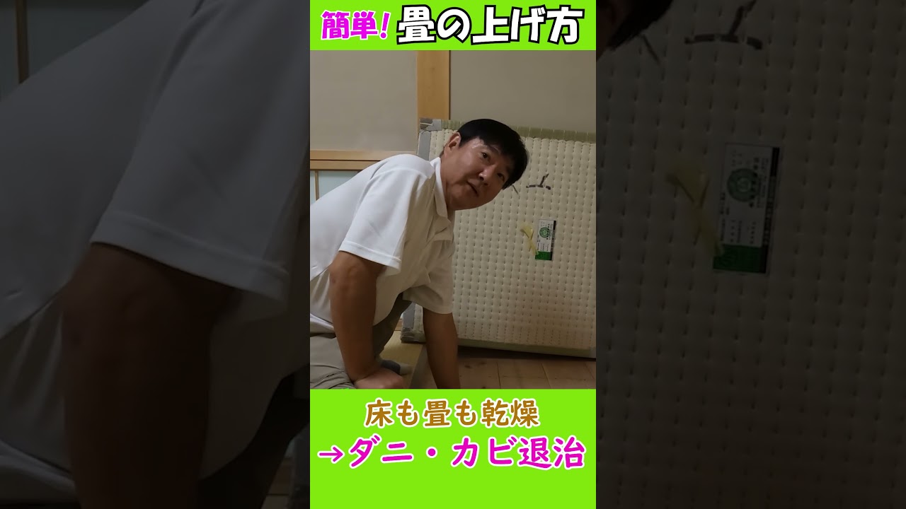 【畳上げ】　畳のプロが、畳の上げ方を伝授!  #河合工務店　#MORITA企画　#畳上げ