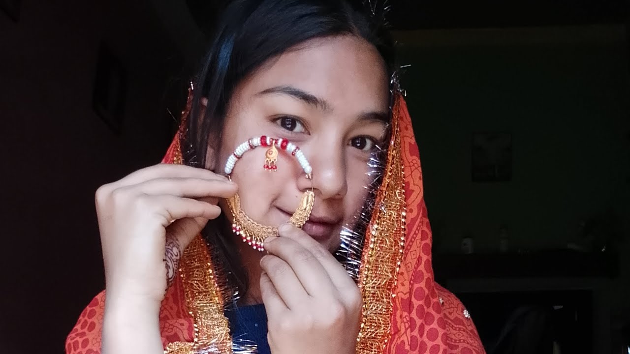 आज बनाई पहाड़ी लुक में वीडियो 💗💓जरूर देखे