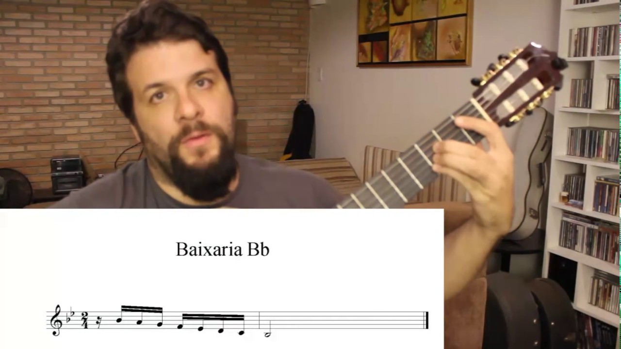 Violão no Choro 2 - Baixaria (F7-Bb) e arpejos
