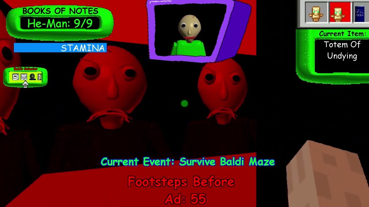 Why is this mod so good... Baldi Balds The Universe