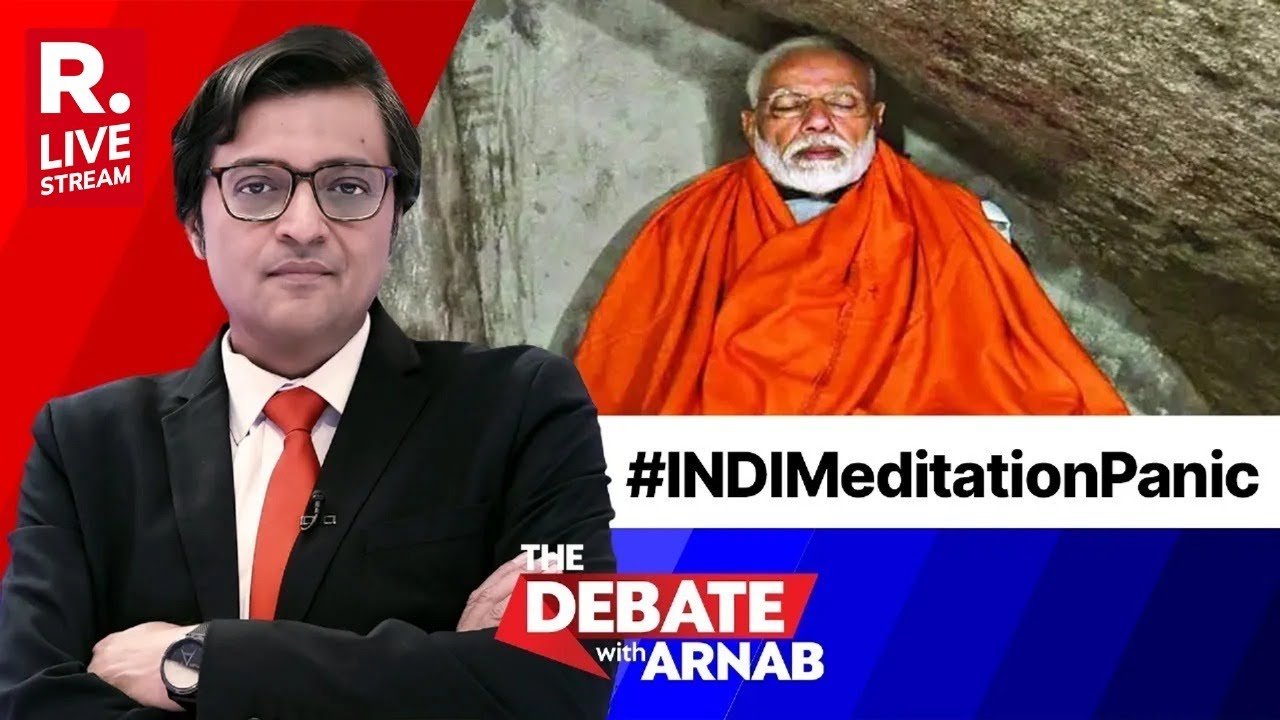 PM Modi To Go On Meditation, INDI Jumps Into Anti Hindu Mode | The Debate