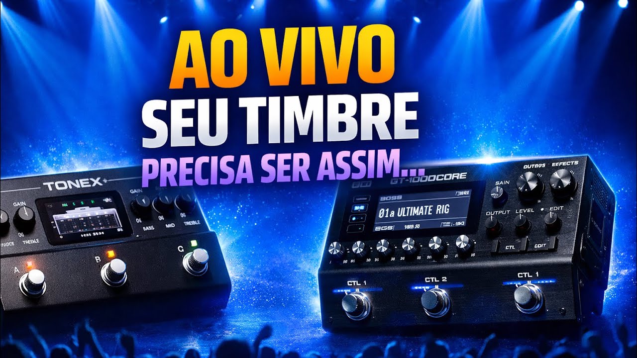 Meu setup ao vivo é assim…