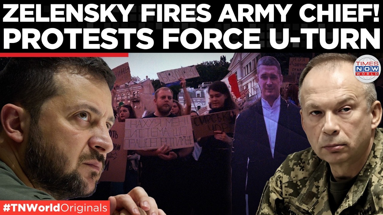 ZEL BOWS DOWN? Ukraine Army Chief Syrskyi Sacked; Zelensky Names Drapatyi After Mass Protests
