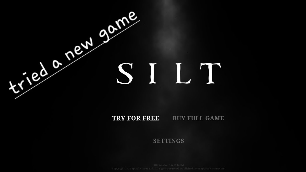 I Try a new game #SILT /pt 1/