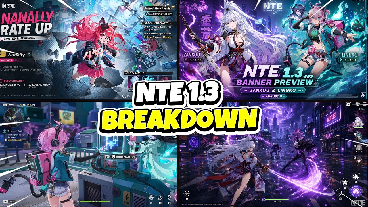 NTE 1.3: ПОЛНЫЙ ОБЗОР! Баннеры, навыки, первый реран, летнее событие, награды... НЕ ПРОПУСТИТЕ