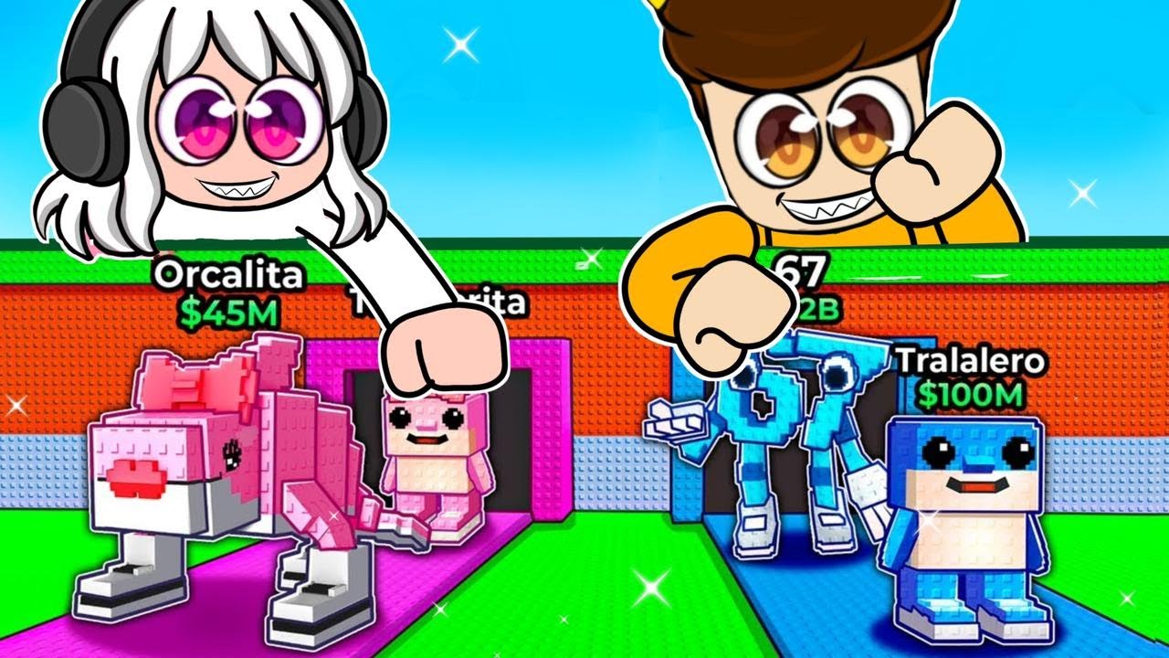 BOYS vs GIRLS Only Brainrot In Steal A Brainrot!