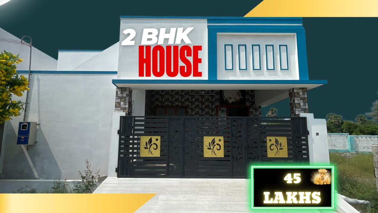 ஈரோட்டில் 45லட்சத்திற்கு கிழக்கு பார்த்த 2BHK வீடு விற்பனைக்கு | East Facing House For Sale in Erode