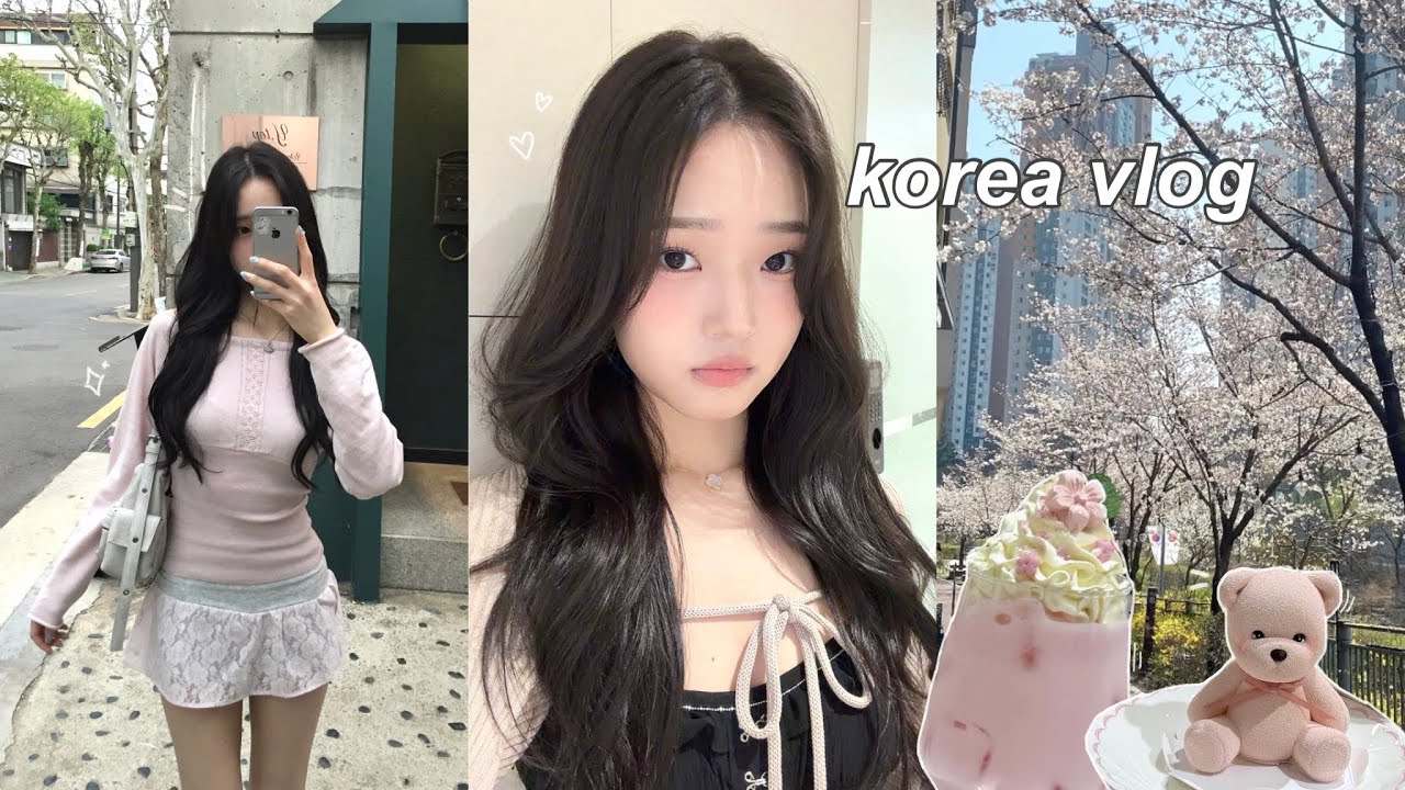 ВЛОГ ИЗ КОРЕИ💌: весна в Сеуле, едим всё, что хочется, вечер с друзьями, поход по милым кафе