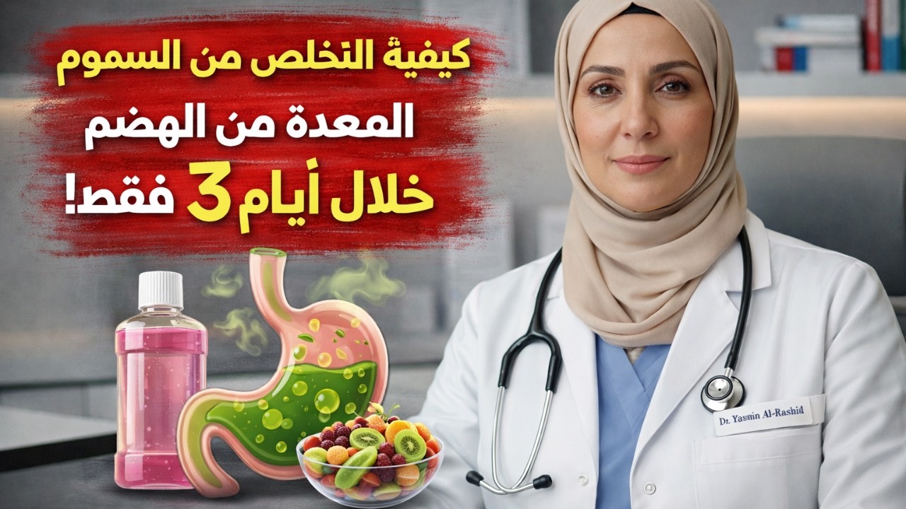 كيفية التخلص من السموم من المعدة وتحسين الهضم خلال 3 أيام فقط!