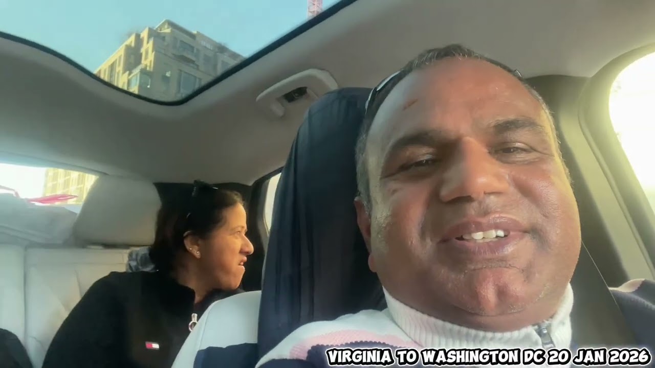 Virginia to Washington DC 20 Jan 2026