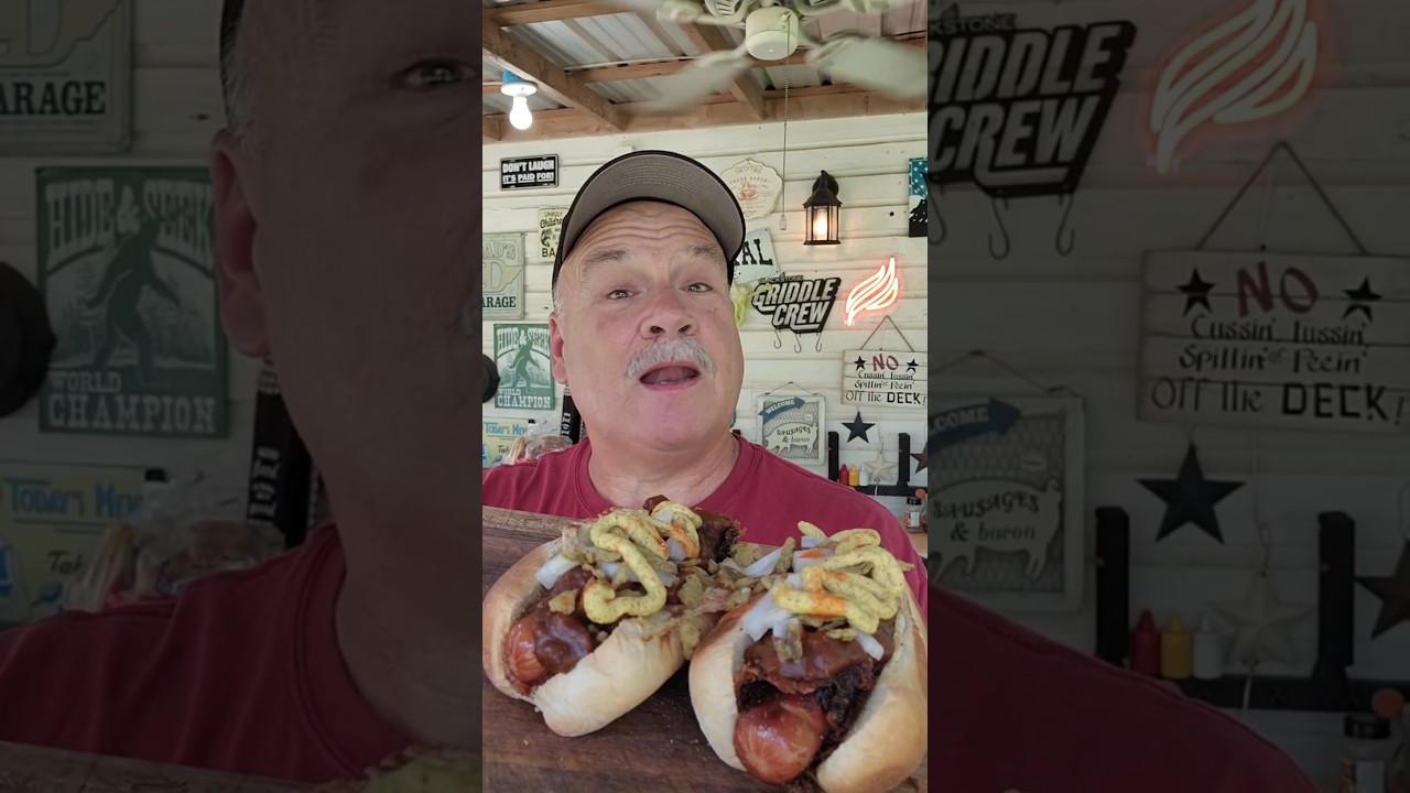 Next Level Hot Dogs on the Blackstone griddle