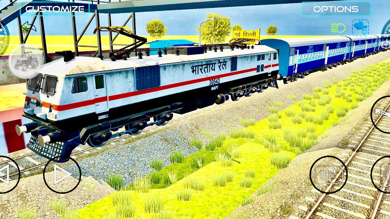 Train driving game 😱 New Delhi junction ! To ..... Android game play ▶️▶️▶️▶️