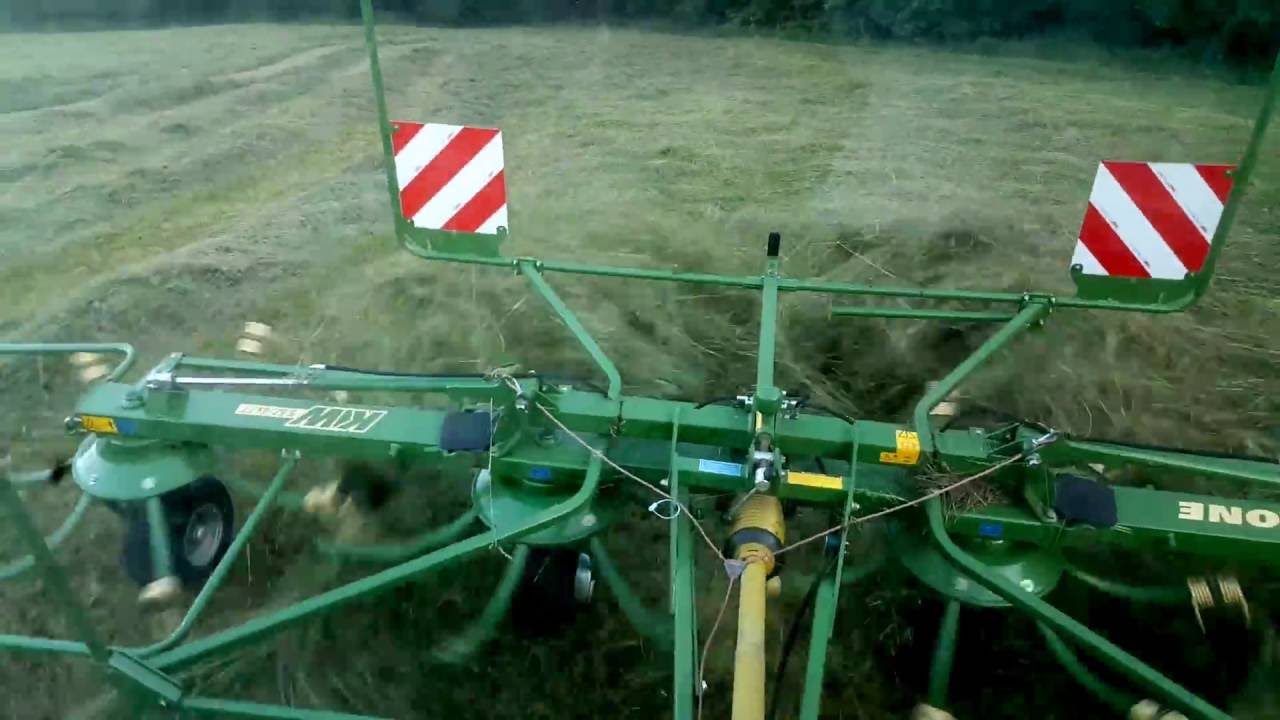 Krone KW 5.52/4x7T Tedder Kubota M7040