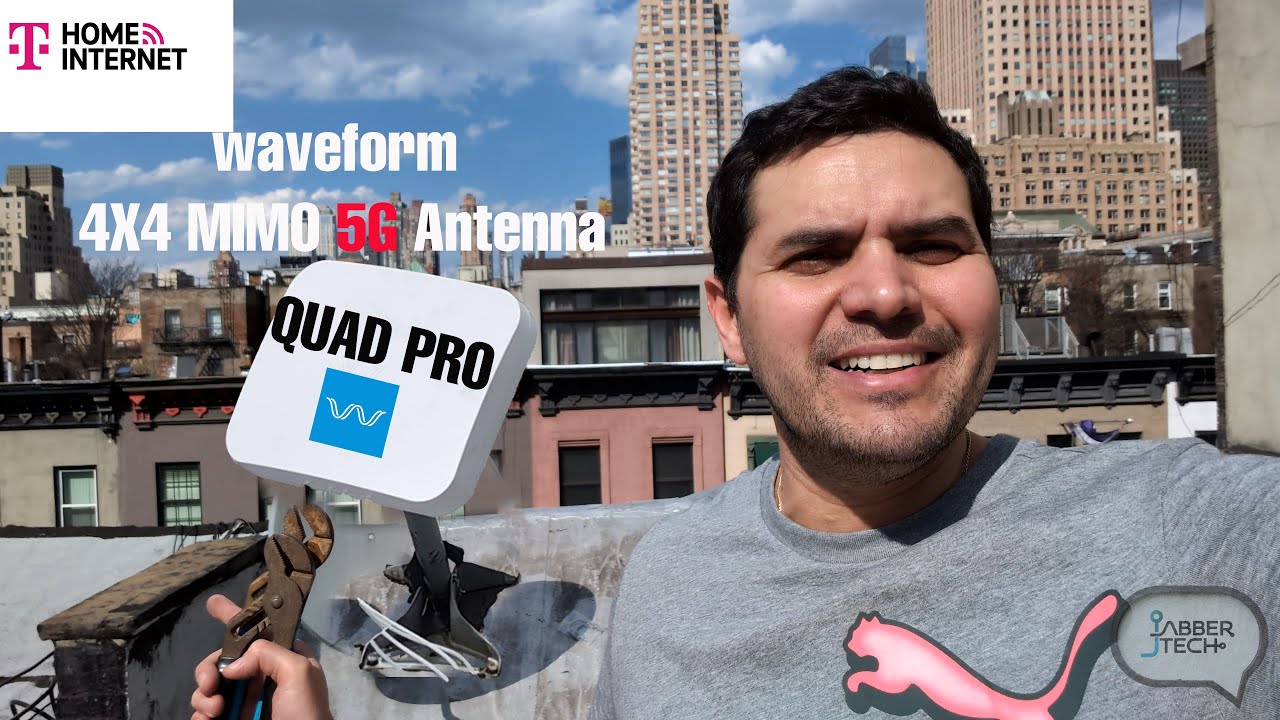 Внешняя антенна Waveform Quad Pro MIMO для домашнего интернета T-Mobile: установка и тестирование