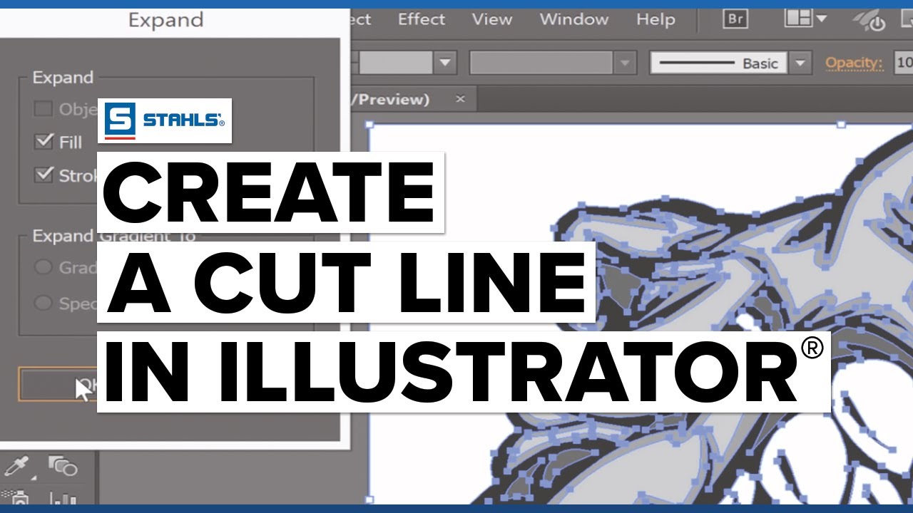 How to Create a Cut Line in Adobe&reg; Illustrator&reg;