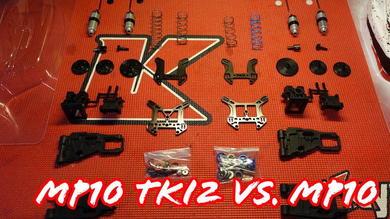 KYOSHO MP10 TKI2 & MP10 PARTS COMPARISON