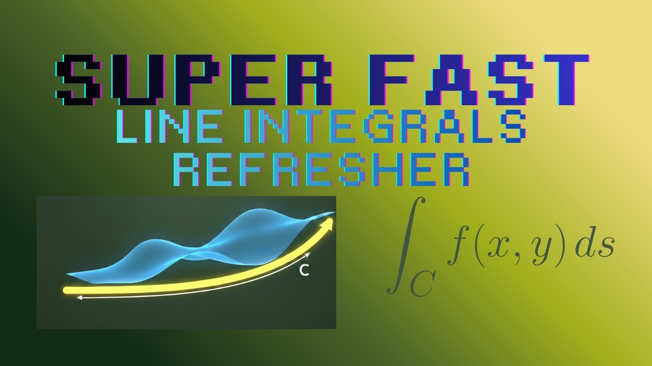 Super Fast Line Integrals Refresher