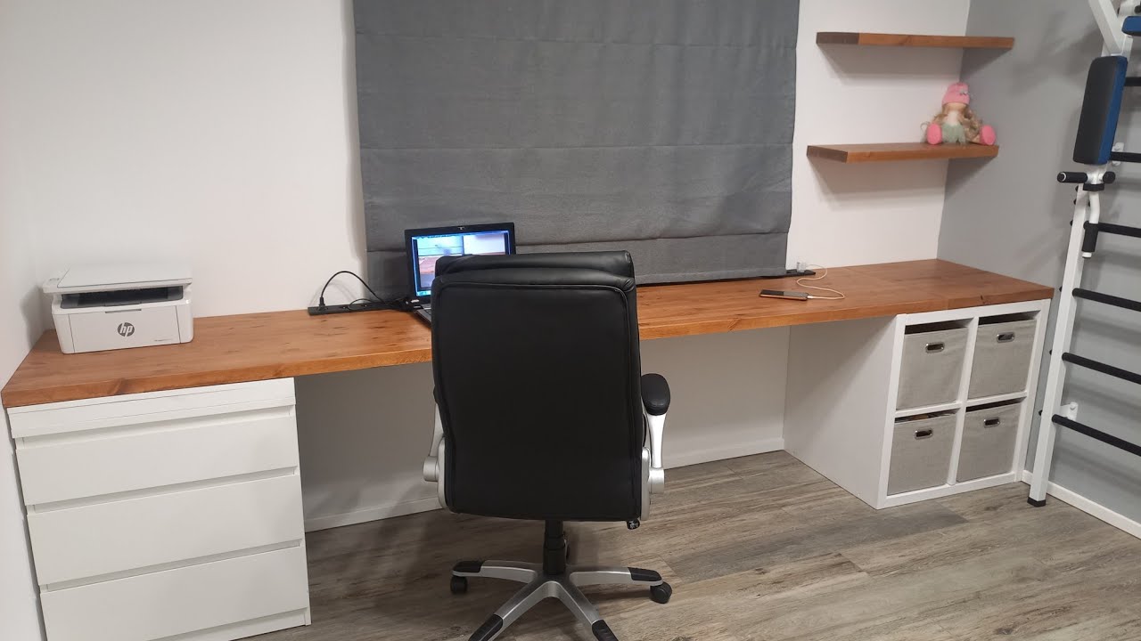 59. DIY desk 300$. Стол удаленщика своими руками. 