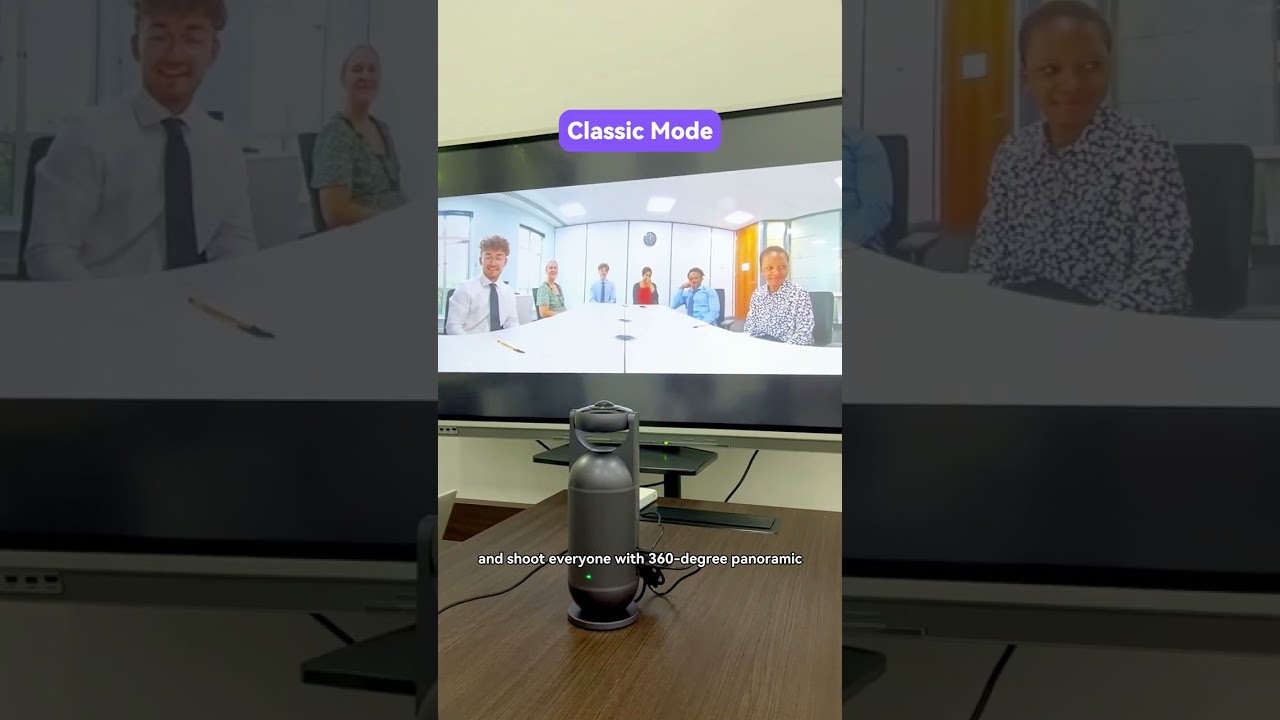 Level up your meeting with this amazing 360 conference camera.