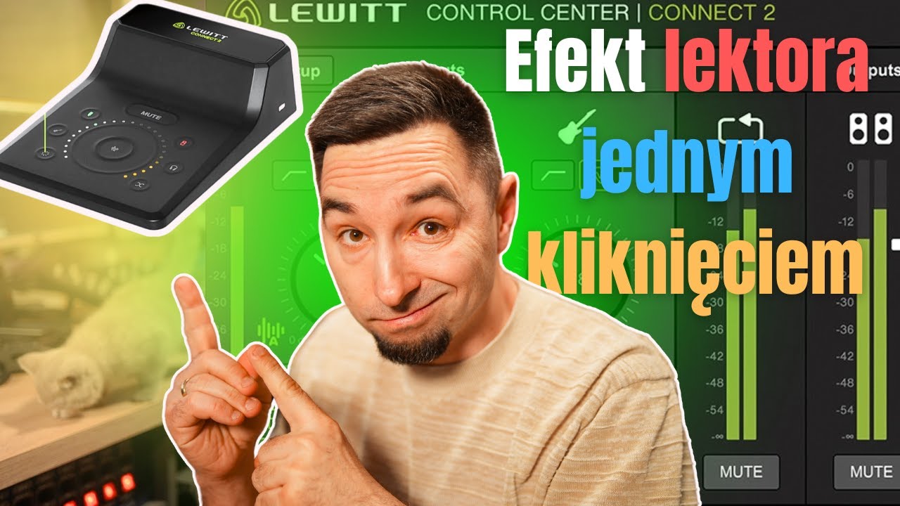 LEWITT CONNECT 2 LEWITT RAY - To jest fenomenalne do podcast&oacute;w!