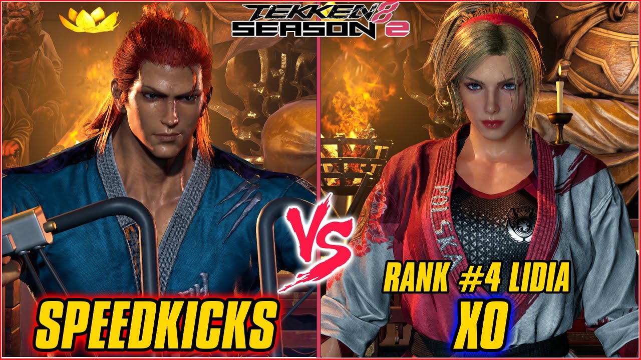 TEKKEN 8 | SPEEDKICKS (HWOARANG) vs XO (RANK #4 LIDIA) | TEKKEN 8 HIGH LEVEL MATCH