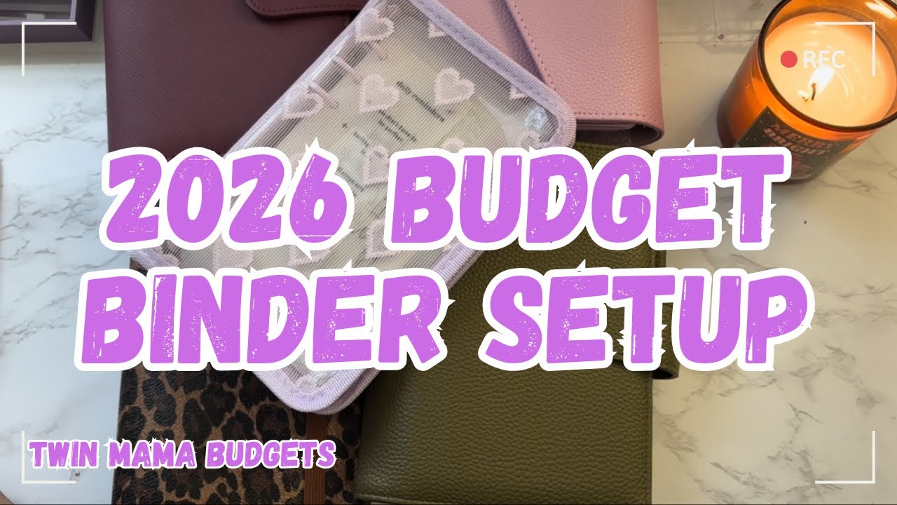 NEW 2026 CASH STUFFING SETUP✨ | Setting Up New Binders for 2026 #cashstuffing 
