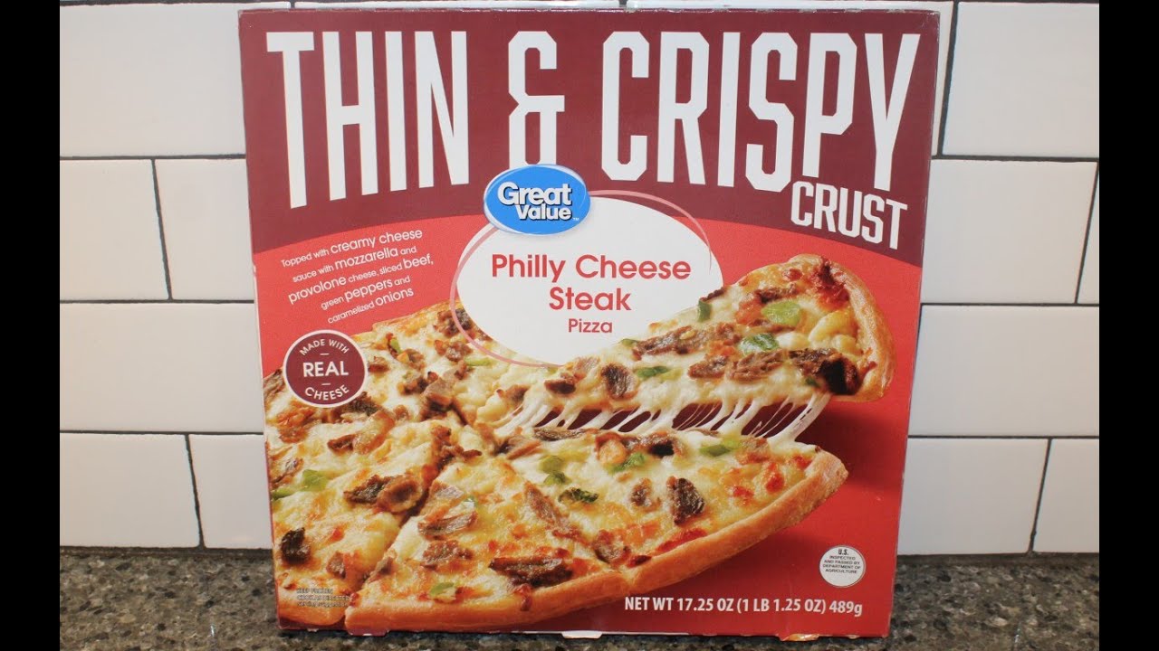 Great Value (Walmart) Thin & Crispy Philly Cheese Steak Pizza Review