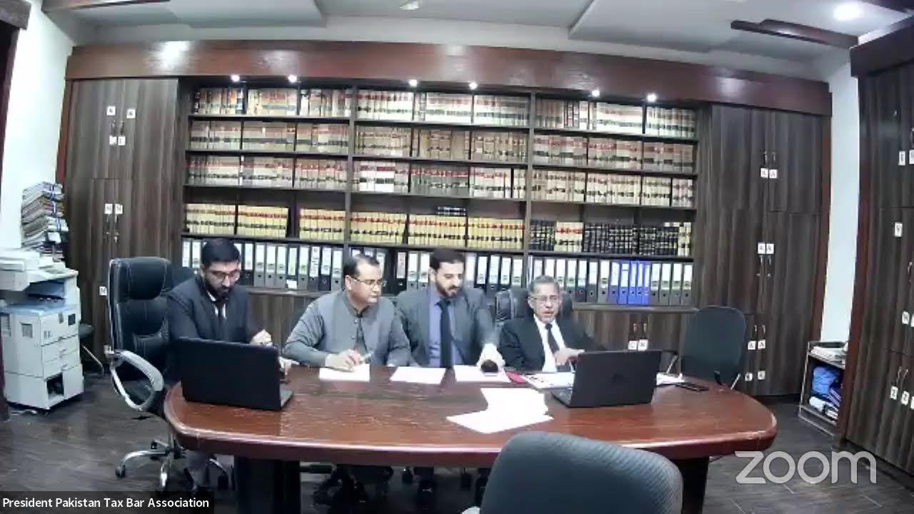 President Pakistan Tax Bar Association's Zoom Meeting on Finance ( Supplementary) Act 2023