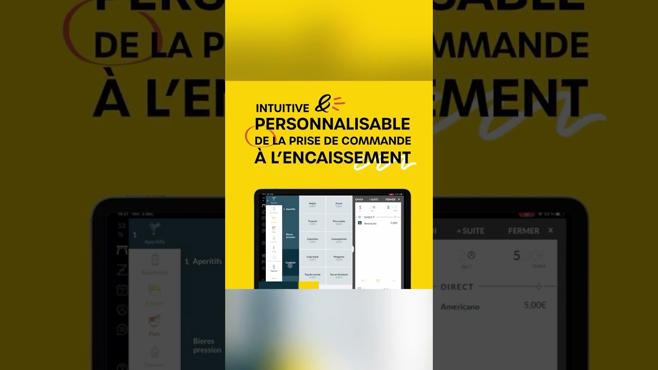 Notre caisse enregistreuse sur iPad