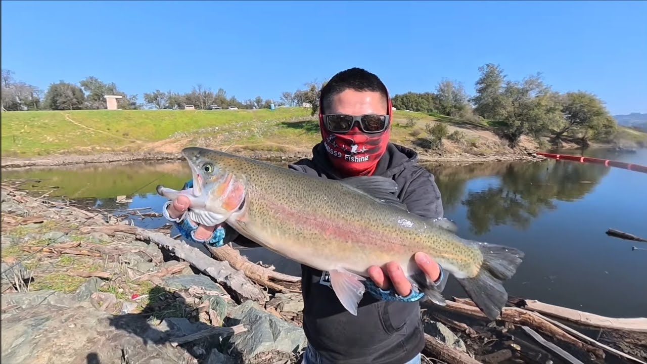 Trout fishing at Lake Amador with Notorious Custom Jigs stickbait