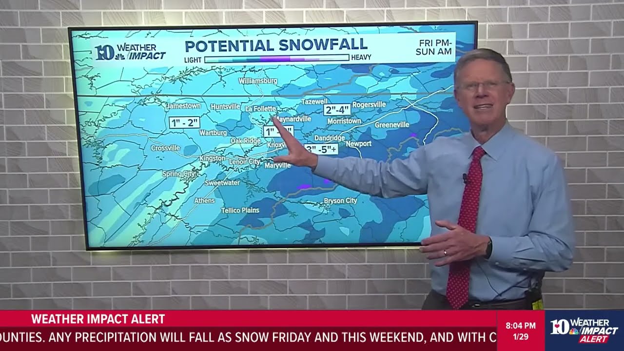 Watch Live: Chief Meteorologist Todd Howell tracks potential wintry weather this weekend