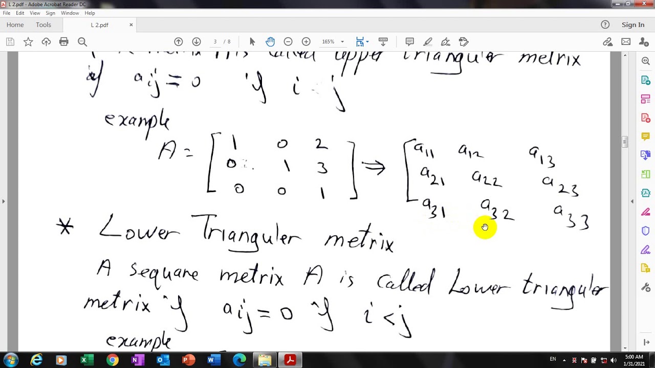المادة: MATH I (المحاضرة 2) المرحلة الاولى - هندسة تقنيات الحاسبات / د. حامد هاشم الزويني