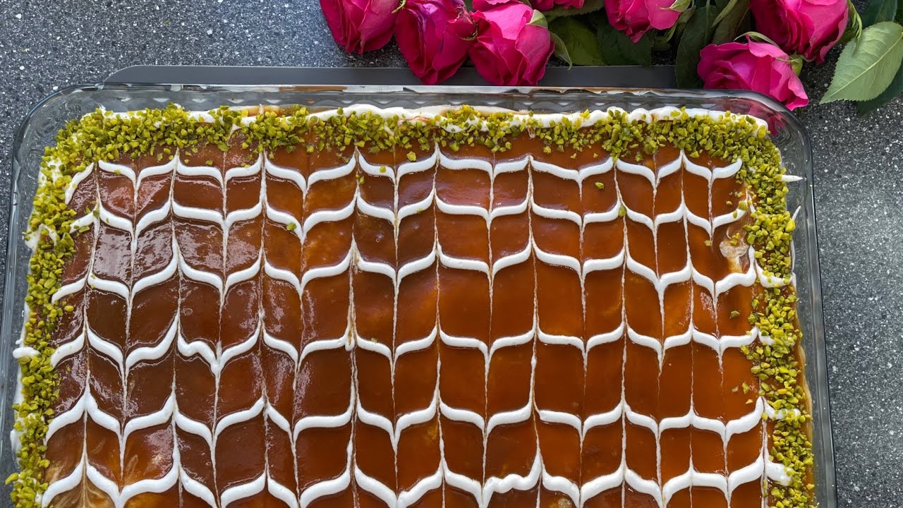 کیک معروف ترکی واقعا مزه دار تریلیچه 🍰😍 Köstlicher und bekannter türkischer Kuchen