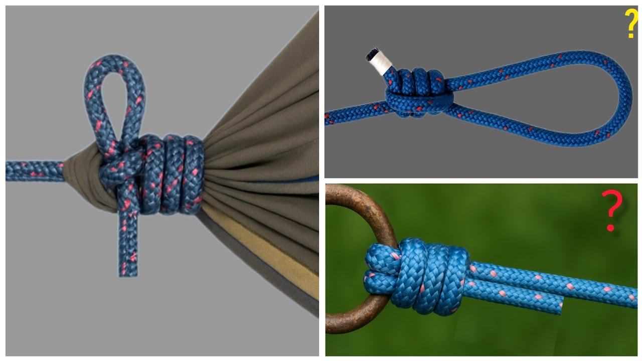 3 Practical Knots Everyone Should Know | سه گره کاربردی که هرکسی باید بلد باشد
